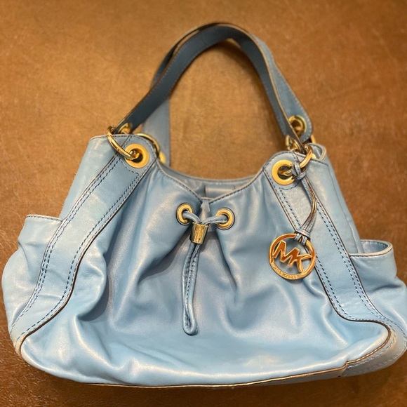 Michael Kors Sky Blue Shoulder Bag - Picture 6 of 10